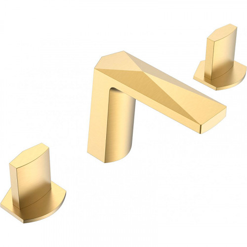 Смеситель для раковины Boheme Venturo 150-G-ICE Золото латунь