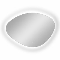 Зеркало Континент Alma 1000х700 ЗЛП614 с подсветкой с сенсорным выключателем стекло
