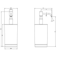 Дозатор для жидкого мыла Gessi Emporio Accessories 38839#031 Хром