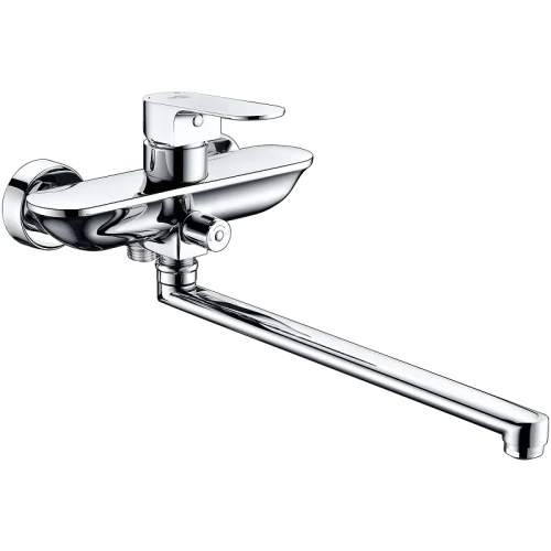 Смеситель для ванны WasserKRAFT Dinkel 5802L универсальный Хром