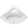 Акриловая ванна Excellent Glamour 150x150 WAEX.GLA15.RELAX.BR с гидромассажем