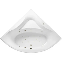 Акриловая ванна Excellent Glamour 150x150 WAEX.GLA15.RELAX.BR с гидромассажем
