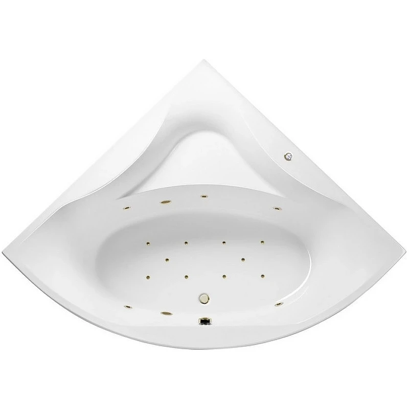 Акриловая ванна Excellent Glamour 150x150 WAEX.GLA15.RELAX.BR с гидромассажем
