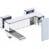Смеситель для ванны Grocenberg GB8008WC Белый Хром