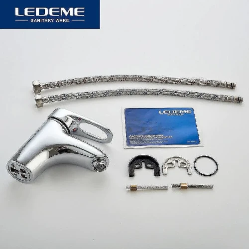 Смеситель для раковины Ledeme H04 1004L Хром