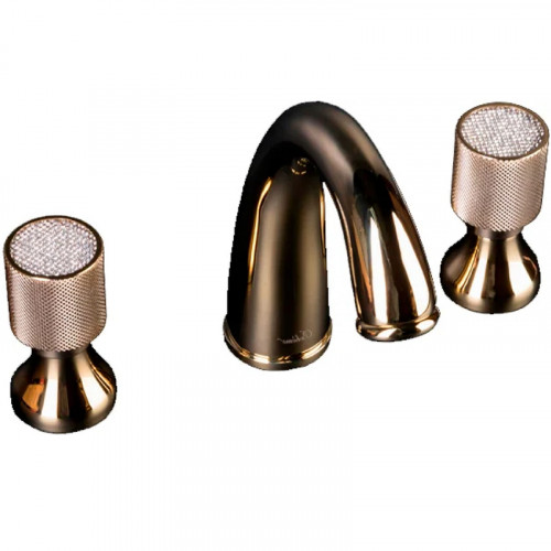 Смеситель для раковины Boheme Royal Cristal 297-Royal/CRST Золото латунь