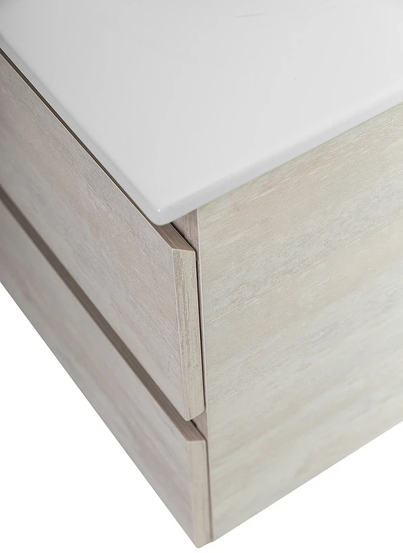 Тумба под раковину Cezares Molveno 80 MOLVENO-80-2C-SO-LB подвесная Legno Bianco МДФ / ЛДСП