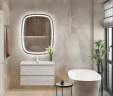 Тумба под раковину Cezares Molveno 80 MOLVENO-80-2C-SO-LB подвесная Legno Bianco МДФ / ЛДСП