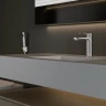 Смеситель для раковины Belz B713 B12713 с гигиеническим душем цвет Хром