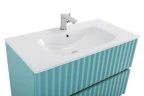 Тумба под раковину Art&Max Elegant 90 AM-ELEGANT-900-2C-SO-MM-LED подвесная цвет Светло-зеленый матовый