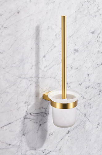 Ершик для унитаза Milacio Ultra MCU.964.GD Брашированное золото