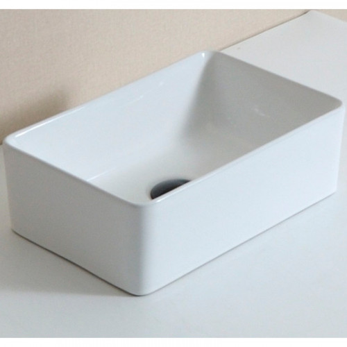 Раковина-чаша CeramaLux 46 6240 Белая фаянс накладная