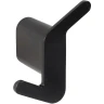 Двойной крючок Bemeta Organic Black 167106200 Черный матовый