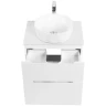 Тумба под раковину BelBagno Etna-H60 60 ETNA-H60-600-2C-SO-BL-P подвесная Bianco Lucido МДФ / ЛДСП