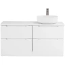 Тумба под раковину BelBagno Etna-H60 60 ETNA-H60-600-2C-SO-BL-P подвесная Bianco Lucido МДФ / ЛДСП