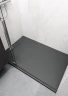 Душевой поддон из искусственного камня Starohome Nordic 120х70 87458223 цвет Черный матовый
