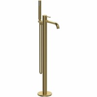 Смеситель для ванны Vincea Desire VTF-1DBG Брашированное золото латунь на пол