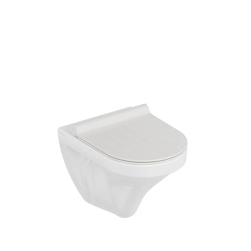Унитаз Knotlor Flow WC51WG подвесной цвет Белый с сиденьем Микролифт