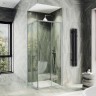 Душевой уголок Maybah Glass MGY-1323-5 900x900x1950 раздвижной профиль Хром матовый стекло прозрачное