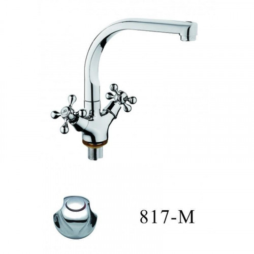 Смеситель для кухни D-Lin D153817-M цвет  Хром