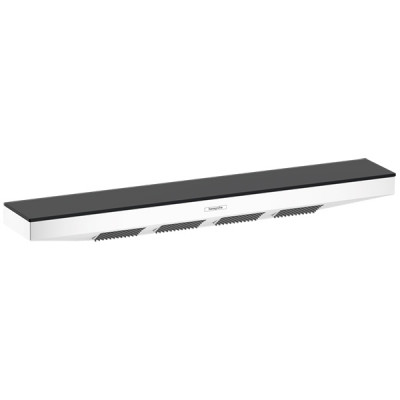 Боковой душ Hansgrohe Rainfinity 26243700 с полкой Белый латунь на стену