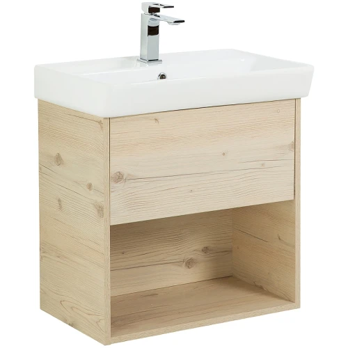 Тумба под раковину BelBagno Neon 60 NEON-600-1C-SO-PB подвесная Pino Bianco МДФ / ЛДСП
