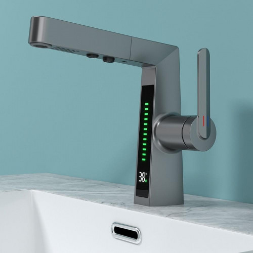 Смеситель для раковины Black&amp;White Sky Day SD3029GM 3029GM Gun Metal