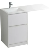 Тумба под раковину BelBagno Kraft 120 KRAFT-LVD-580/1200-2C-PIA-BO Bianco Opaco МДФ / ЛДСП