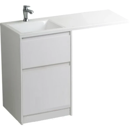 Тумба под раковину BelBagno Kraft 120 KRAFT-LVD-580/1200-2C-PIA-BO Bianco Opaco МДФ / ЛДСП