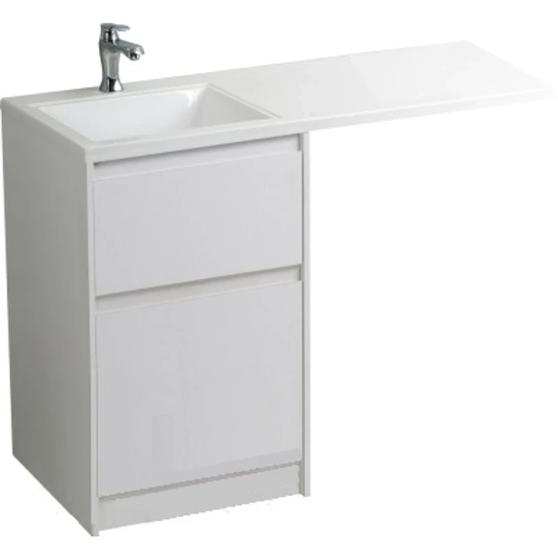 Тумба под раковину BelBagno Kraft 120 KRAFT-LVD-580/1200-2C-PIA-BO Bianco Opaco МДФ / ЛДСП