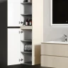 Шкаф пенал Sancos Snob R 35 PSNR35CE подвесной Beige Soft МДФ / ЛДСП