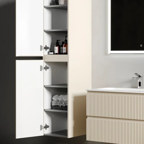 Шкаф пенал Sancos Snob R 35 PSNR35CE подвесной Beige Soft МДФ / ЛДСП
