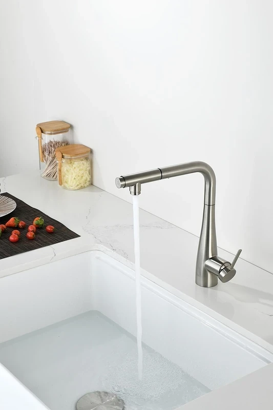 Смеситель для кухни AQUAme Cucina AQM9902BN цвет Никель шлифованный