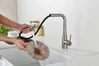 Смеситель для кухни AQUAme Cucina AQM9902BN цвет Никель шлифованный