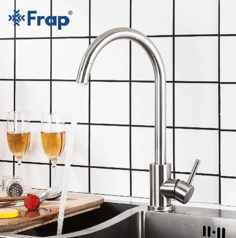 Кухонная мойка Ulgran Quartz Prima 780-03 Десерт со смесителем Frap F40899 Нержавеющая сталь