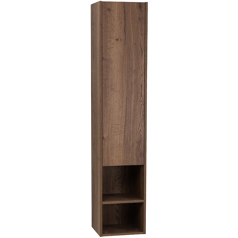 Шкаф пенал BelBagno Kraft 33 R KRAFT-1600-1A-SC-RT-R подвесной Rovere Tabacco МДФ / ЛДСП
