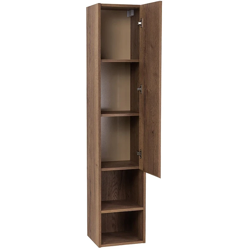 Шкаф пенал BelBagno Kraft 33 R KRAFT-1600-1A-SC-RT-R подвесной Rovere Tabacco МДФ / ЛДСП