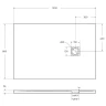 Душевой поддон из искусственного камня BelBagno Uno 120x80 TRAY-MR-UNO-AH-120/80-35-W-NO Белый