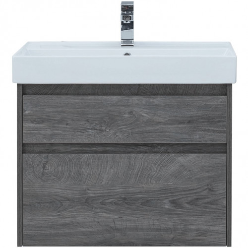 Тумба под раковину Aquanet Nova Lite 75 242273 подвесная Дуб рошелье МДФ / ЛДСП