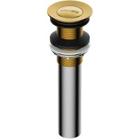 Донный клапан WasserKRAFT A252 Click-Clack Золото матовое