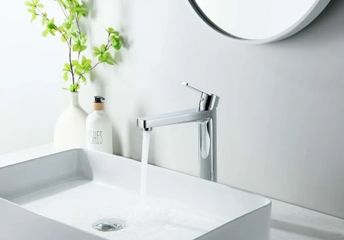 Смеситель для раковины Aquatek Лугано AQ1704CR цвет Хром