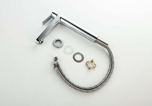 Смеситель для раковины Aquatek Лугано AQ1704CR цвет Хром