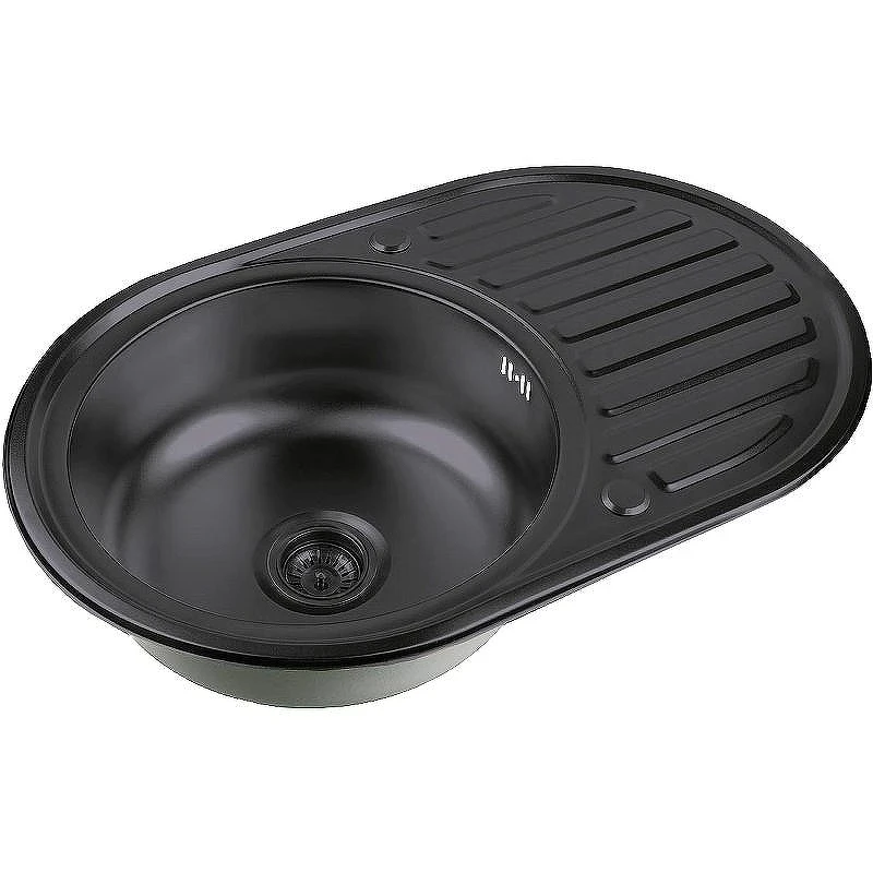 Кухонная мойка ZorG PVD Grafit 77 SZR 7750 GRAFIT Графит