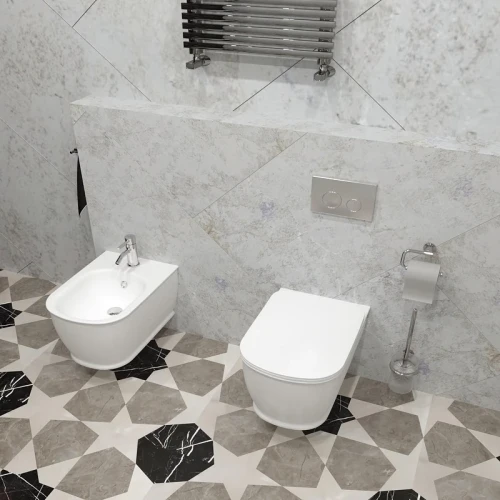 Инсталляция Lavinia Boho RelFix 77010006 для унитаза с клавишей смыва цвет Хром глянцевый