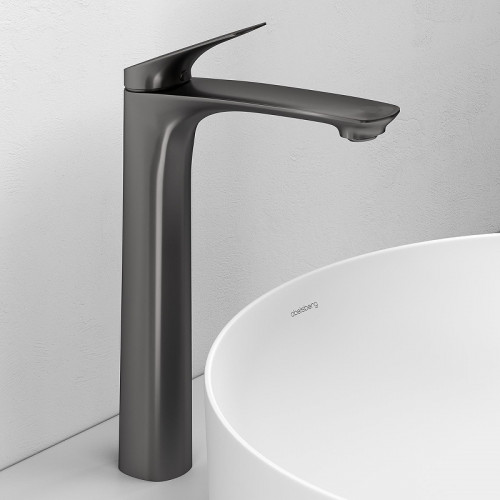 Смеситель для раковины Abelsberg Perfecta INF60102GM цвет Космическая сталь