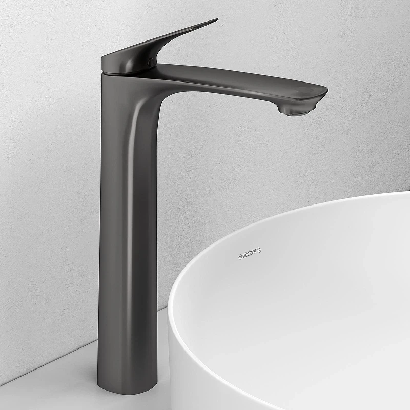 Смеситель для раковины Abelsberg Perfecta INF60102GM цвет Космическая сталь