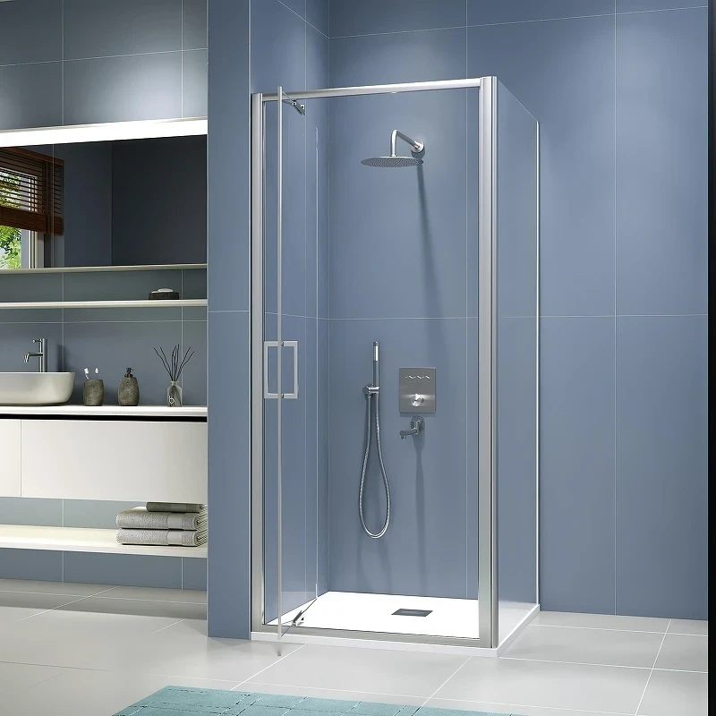 Душевой уголок RGW Stilvoll 100x100 703213500-11 профиль цвет Хром стекло прозрачное