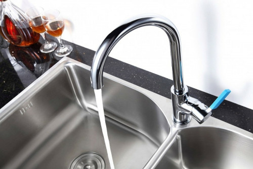 Смеситель для кухни Lemark Aura LM0605C Хром латунь