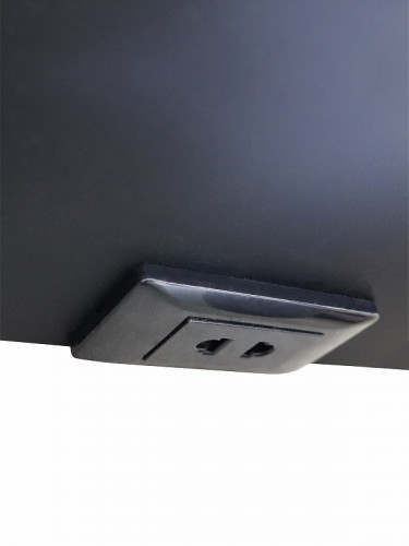 Зеркальный шкаф Reflection Black 760х850 RF2002BL с подсветкой Черный матовый МДФ / ЛДСП, стекло