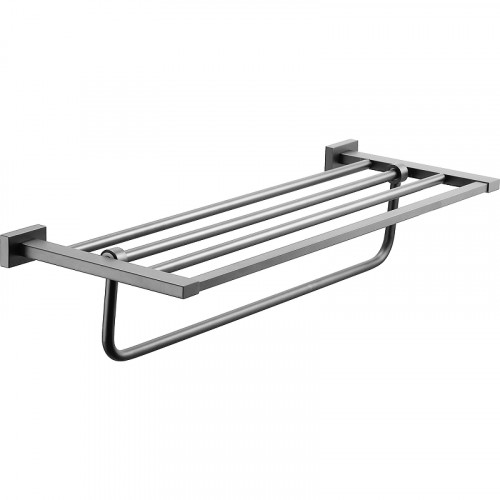 Полка для полотенец Belz B904 B90424 Вороненая сталь
